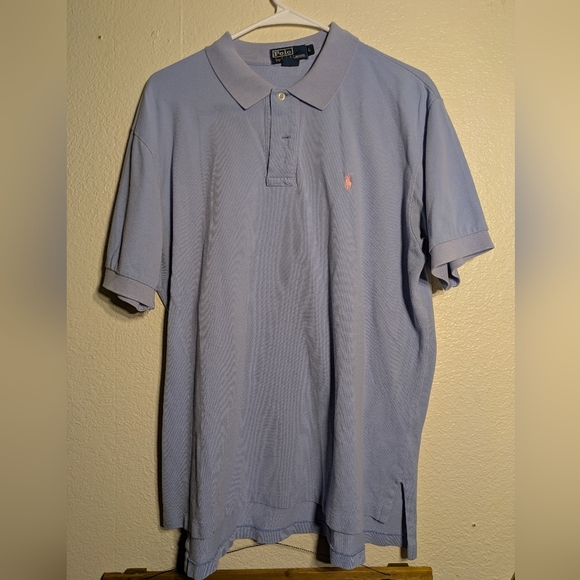 Polo by Ralph Lauren Blue Classic Polo Shirt Size Large - Picture 2 of 6